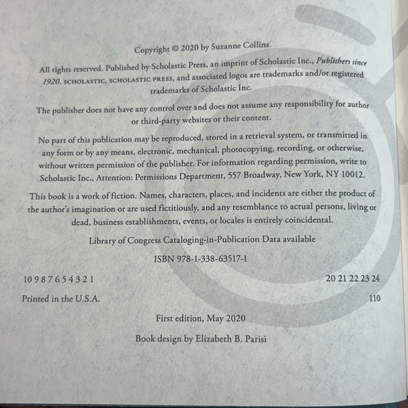 The Ballad of Songbirds and Snakes by Suzanne Collins hardback-NWT-16 available - Picture 4 of 15